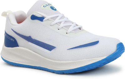 CLYMB Tmas Wht R.Blue Walking/Outdoor/Gym & Traning Outdoors For Men(White, Blue , 7)