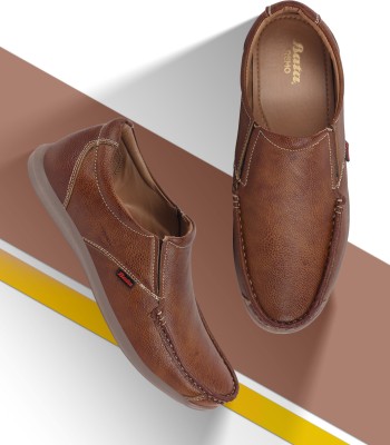 Bata Casual Slip On Loafers For Men(Brown)