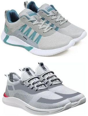 ELASA TY-SEA GREEN_SHARK GREY For Men(Green , 8)