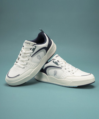 RED TAPE Casual Shoes|Elegantly Rounded Front, Soothing Insole Sneakers For Men(White, Navy , 8)