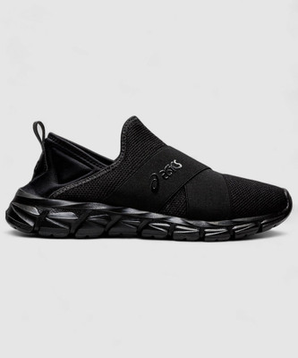 Asics QUANTUM LYTE SLIP-ON Walking Shoes For Men(Black , 8)