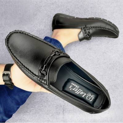 house of common LOAFER FOR MEN Loafers For Men(Black , 7)