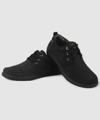 WOODLAND Sneakers For Men(Black , 8 UK/India)