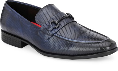 Harrykson London Harrykson London Men's Formal Leather Loafer Shoes-Genuine leather Loafers For Men(Navy)