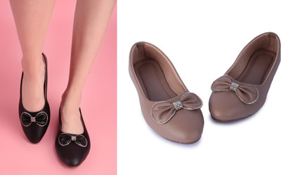 AKD Bellies For Women(Black, Brown , 6)