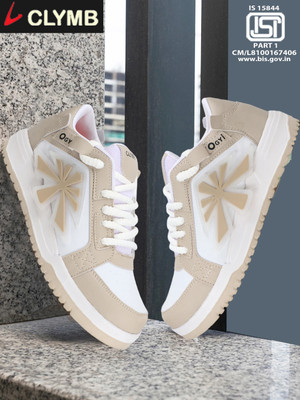 CLYMB Garude Beige Walking/Outdoor/Gym & Traning Outdoors For Men(Beige, White , 6)