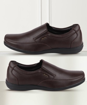 Bata Formal Office/Work Daily Shoes Slip On For Men(Brown)