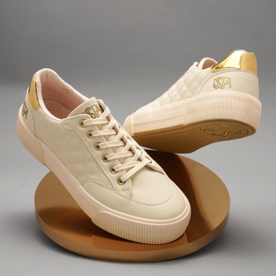 U.S. POLO ASSN. Sneakers For Women(Natural , 5)