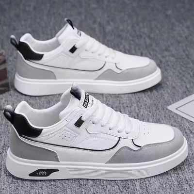 Echor ESGZWH03, White Shoes Sneakers For Men(White , 8)