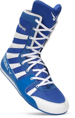 Invincible Invincible Cobra Boxing Shoes Boxing & Wrestling Shoes For Men(Blue , 6)