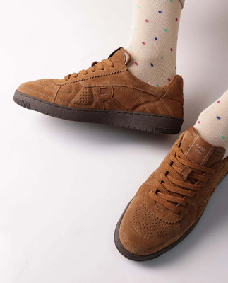 Rare Rabbit Sneakers For Men(Camel , 7)