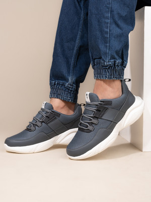 SNEAKLAB Charge Men's Trendy Latest Stylish Workout Running Sports Shoes Party Wear For Men(Grey , 9)