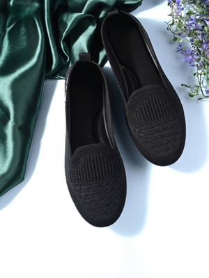 Footox Bellies For Women(Black , 4)