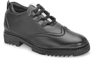 WELLWALK Brogues For Men(Black , 10)