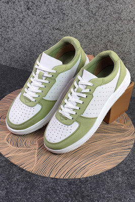 PROVOGUE Men's Stylish Durable & Comfortable Lightweight Sneaker Sneakers For Men(Green , 8)