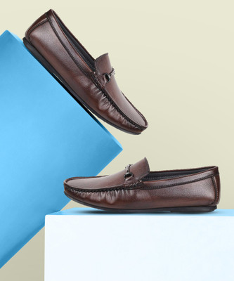 MOCHI Mocassin For Men(Brown , 9)