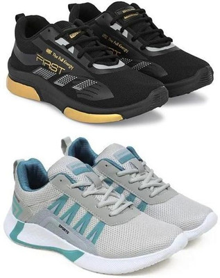 ANGO Sports Shoes For Men(Black , 10)