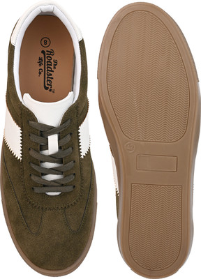 Roadster Roadster Men Olive Sneakers Casual Shoes Sneakers For Men(Olive , 8)