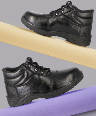 JK PORT Boots For Men(Black , 7)