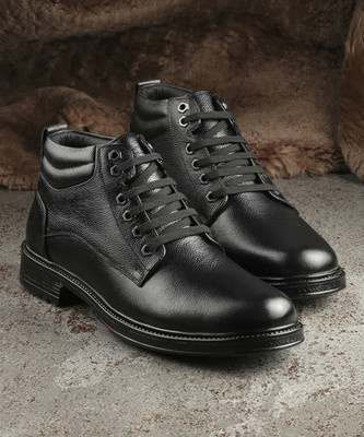 Roadster Boots For Men(Black , 8)