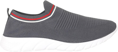 SKITTER Slip On Sneakers For Men(Grey , 10)