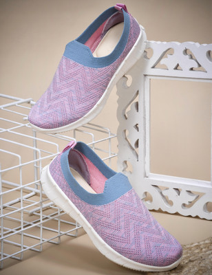 Pu-Pine ALLEN Walking Shoes For Women(Pink , 5)