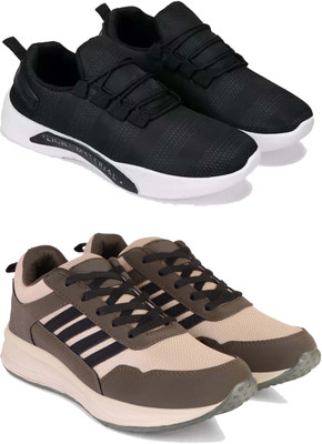 DRACKFOOT Casuals For Men(Black, Beige , 7)