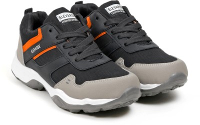 Elevarse Unique Latest fashionable sneakers Training & Gym Shoes For Men(Grey, Orange , 7)