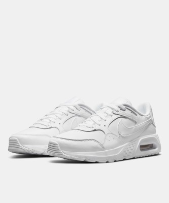 NIKE Air Max SC Leather Running Shoes For Men(White , 6)