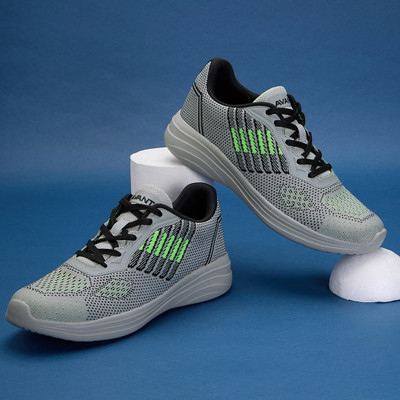 AVANT Amaze Walking Shoes with Cushioned Insoles and Bouncy EVA outsole Walking Shoes For Men(Grey , 7)