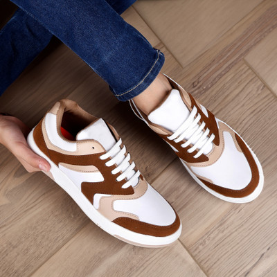 KILLER Men's Latest Sports Running Laceup Shoes Running Shoes For Men(Brown , 10)