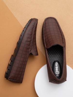 BIG FOX Czech-1 Corporate| Casual Loafers For Men(Brown , 7)