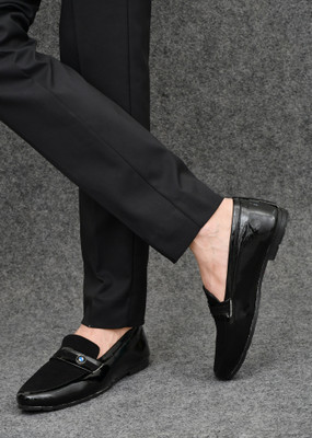 RDXO Comfortable Premium Stylish Unique Trendy Popular KUS2043_BLACK for Men Loafers For Men(Black , 7)