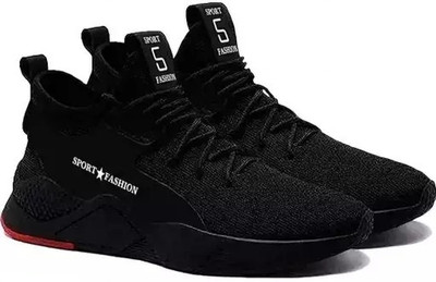 BOKZZON Everyday shoes for men – stylish sports shoes for men running vibe Running Shoes For Men(Black , 9)