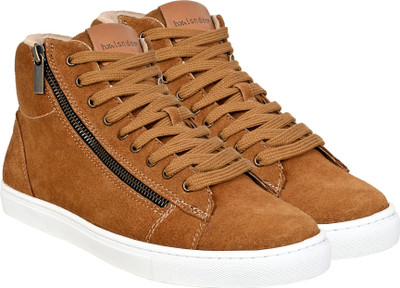 HX London boots Sneakers For Men(Camel , 8)