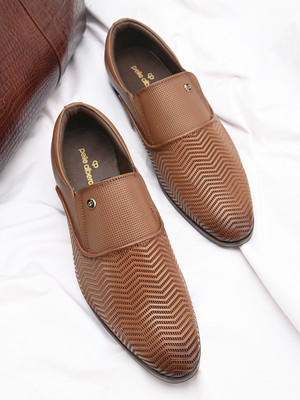 pelle albero FORMAL Slip On For Men(Tan , 9)