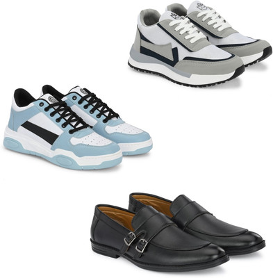 Walkivo Men’s Synthetic leather Shoes | Office & Party Wear Lace‑Up Design Lace Up For Men(Multicolor , 6)