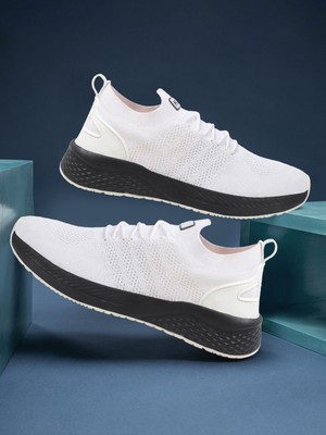 HRX by Hrithik Roshan Walking Shoes For Men(White, Black , 10)