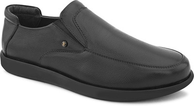 SAN FRISSCO High Quality PU Synthetic Luxe Formals Slip-On Shoes Slip On For Men(Black , 9)