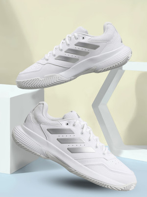 ADIDAS Gamecourt 2 SL Tennis Shoes For Men(White , 11)