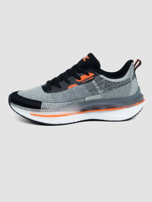 RED CHIEF FASTFEET Stylish Lace-Up Running Sports Shoes Casuals For Men(Black, Grey , 6)