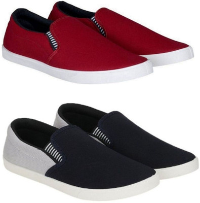 Hotspot 2 Pair Combo Trendy & Stylish Boots For Men(Multicolor , 8)