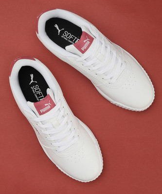PUMA Carina Slim Perf Sneakers For Women(White , 3)