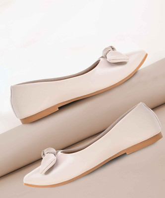 PIYARI Bellies For Women(Off White , 6)