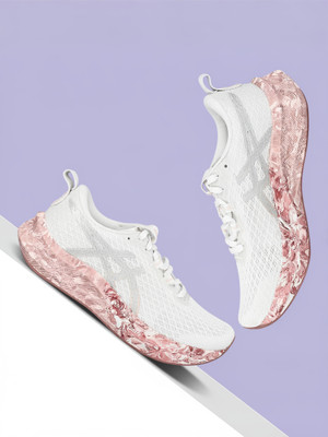 Asics Noosa TRI 16 Running Shoes For Women(Off White , 4)