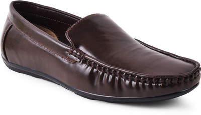 Paragon Loafers |Durable , Comfortable Formal Shoes|Office Wear Loafers For Men(Brown , 10)