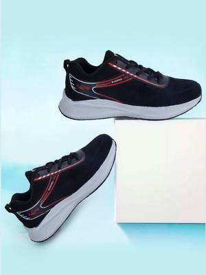 LANCER BOSS-4BLK-RED Running Shoes For Men(Black , 10)