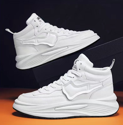 Roamra casual Sneakers Trendy Chunky Shoes For Boys And Men Sneakers For Men(White , 9)