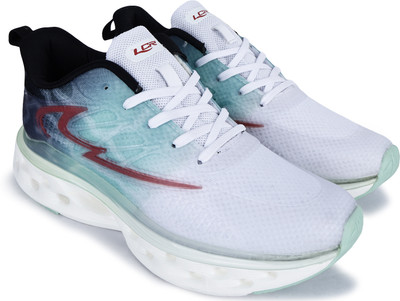 LANCER NAVIGATOR-27WHT-BLK-AQUA Running Shoes For Men(White , 10)
