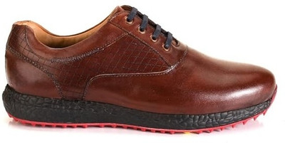 HITCARO Men's Professional & Premium Leather Golf Shoe Outdoors For Men(Brown , 10)